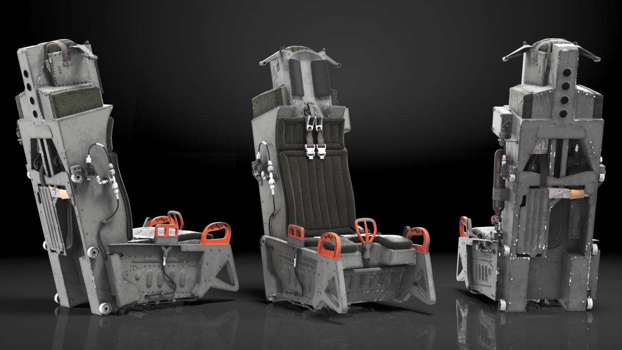 Military Ejection Seat 3D