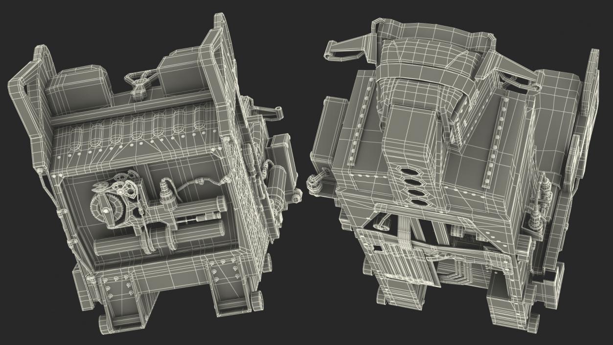 Military Ejection Seat 3D