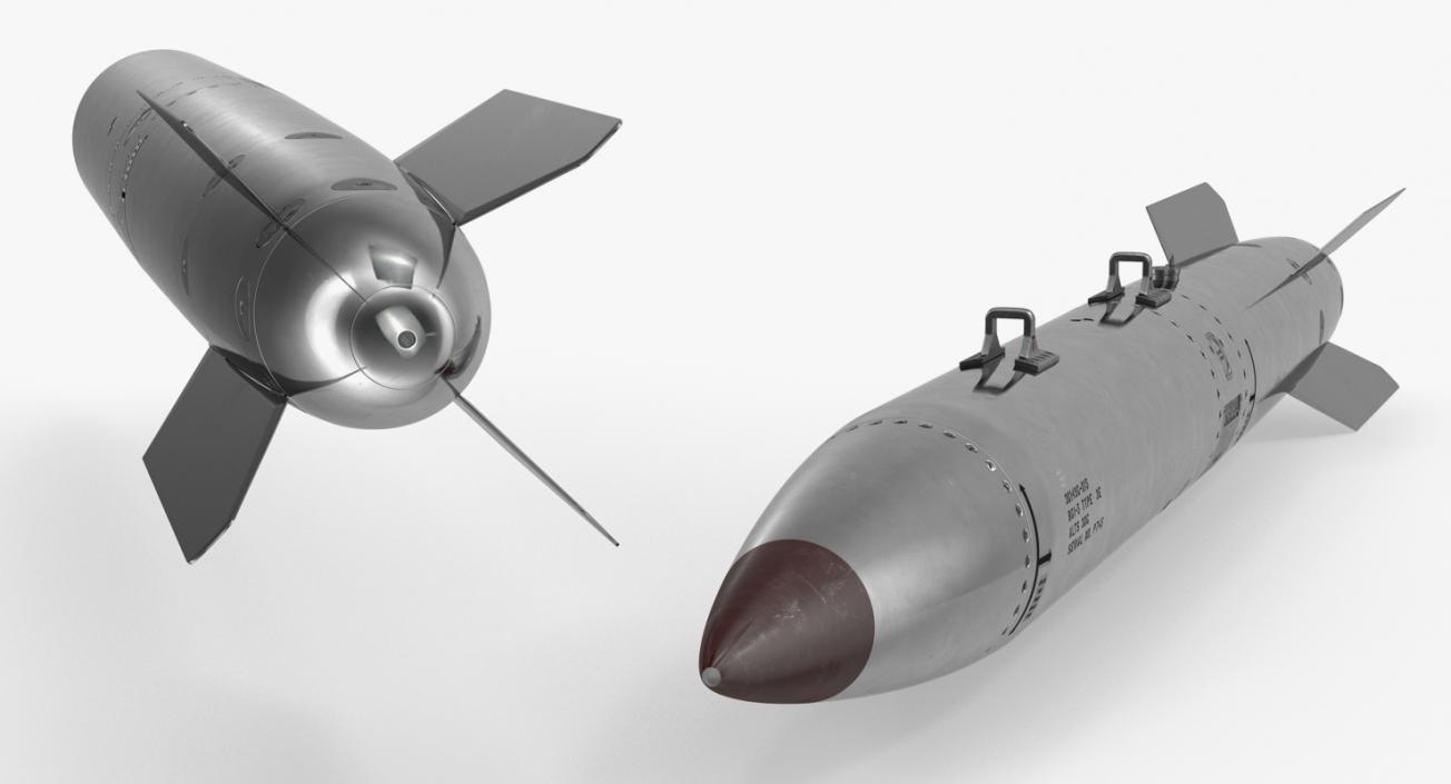 B61 Silver Bullet Fusion Bomb 3D model