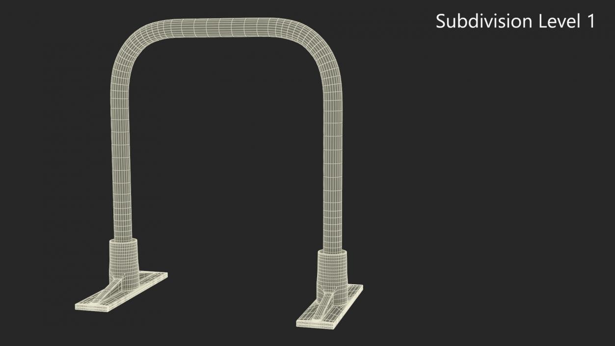 3D Soccer Training Passing Arc Forza model