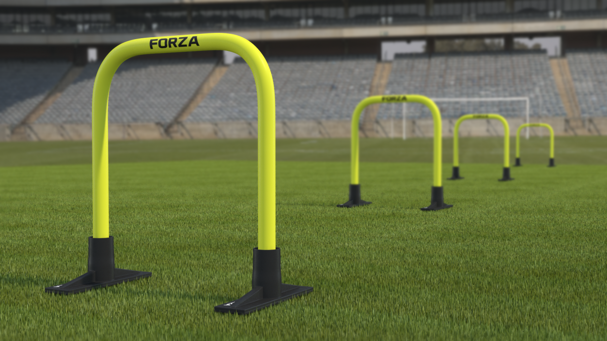 3D Soccer Training Passing Arc Forza model