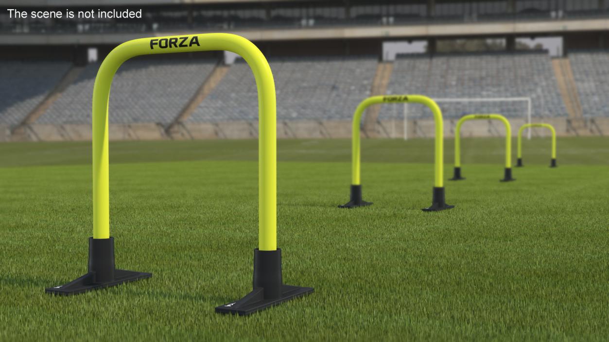 3D Soccer Training Passing Arc Forza model