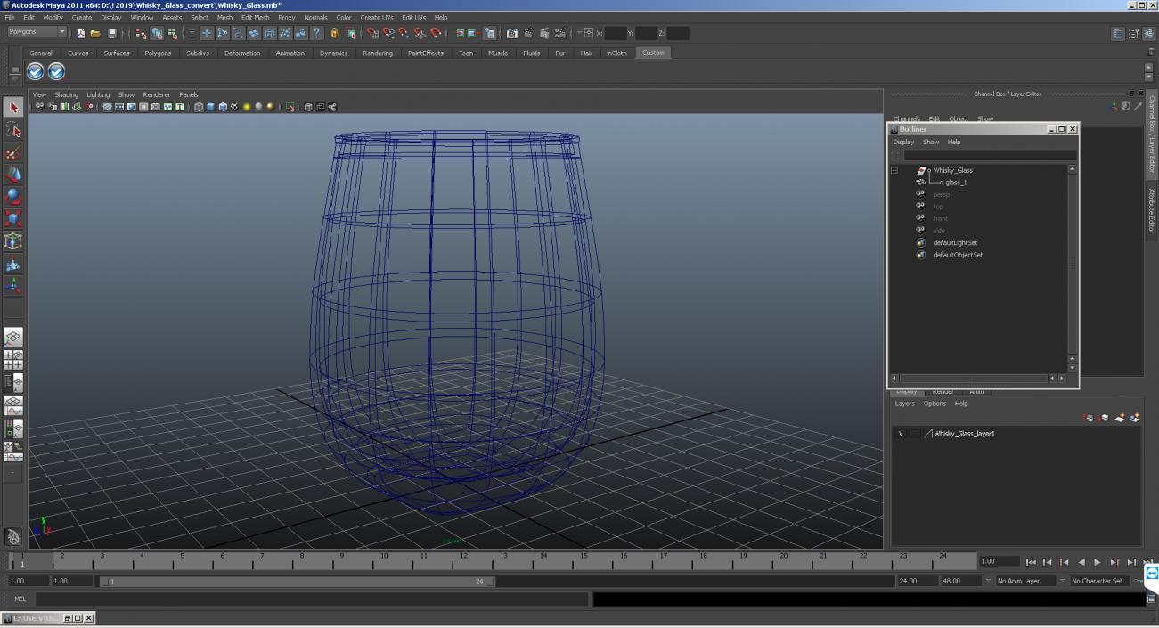 Whisky Glass 3D