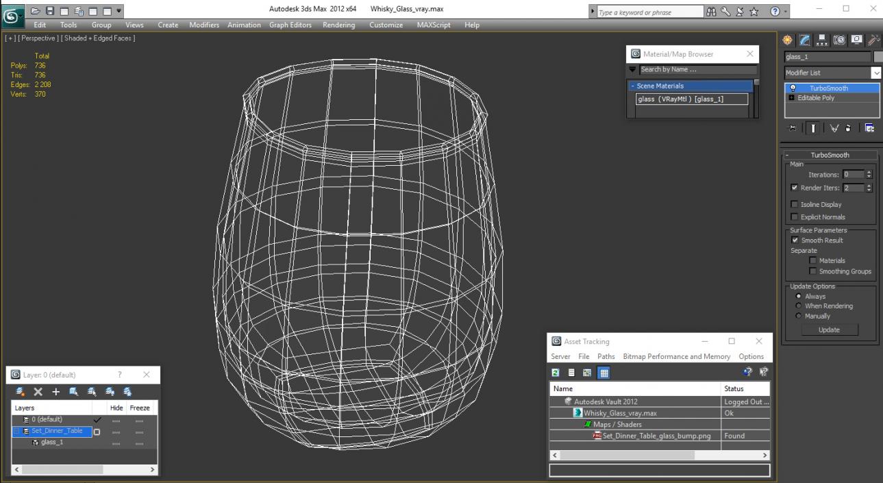 Whisky Glass 3D