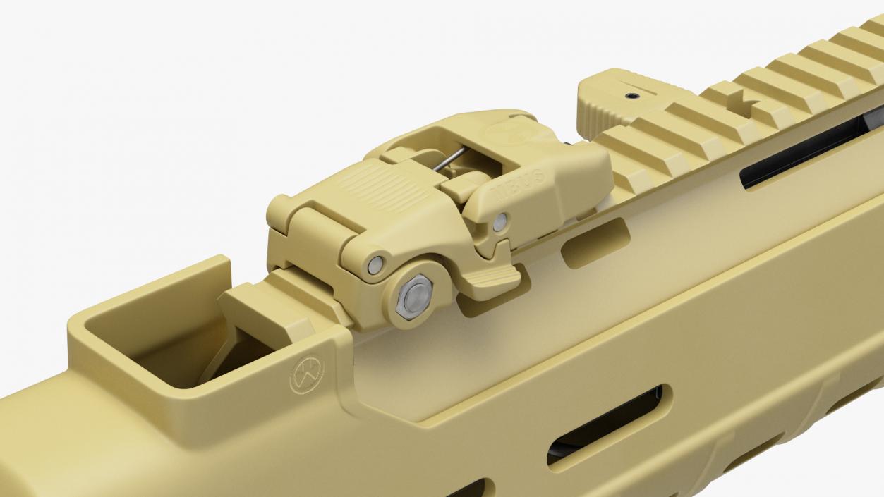 Combat Rifle with Thermal IR Scope 3D model