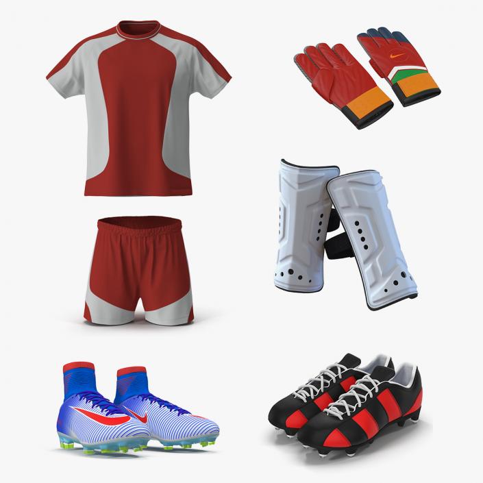 3D model Soccer Uniform 3D Models Collection