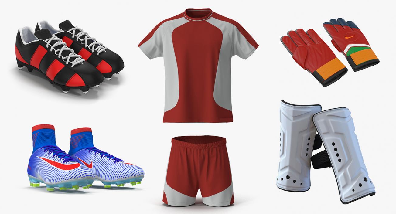 3D model Soccer Uniform 3D Models Collection