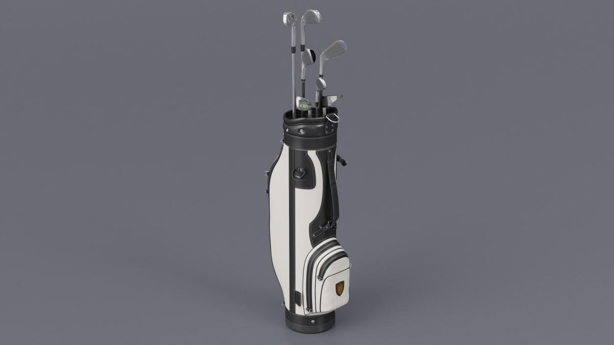 Golf Club Set with Bag 3D