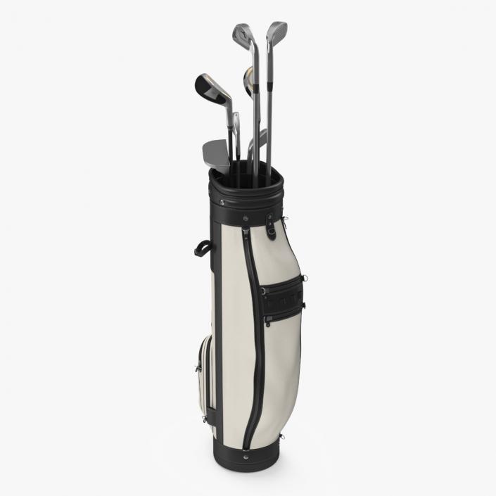 Golf Club Set with Bag 3D