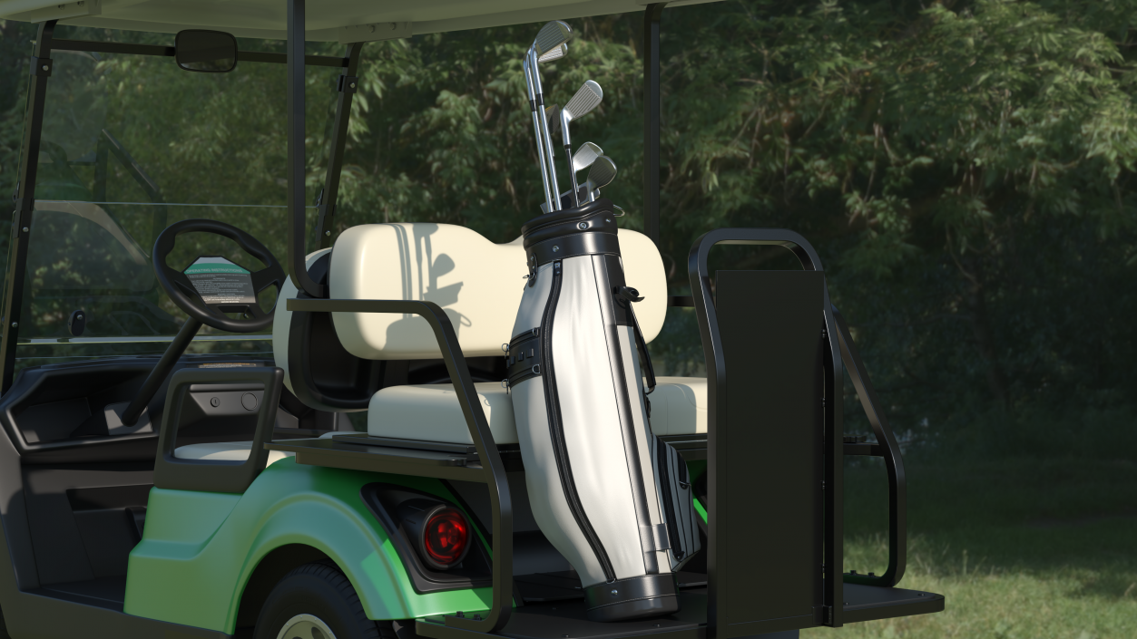 Golf Club Set with Bag 3D