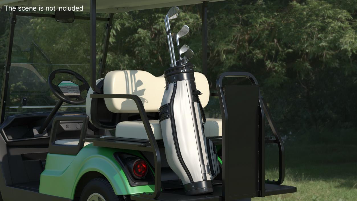 Golf Club Set with Bag 3D