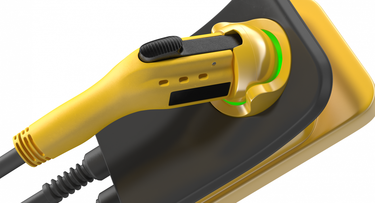 Electric Car Charging Plug Generic 3D model