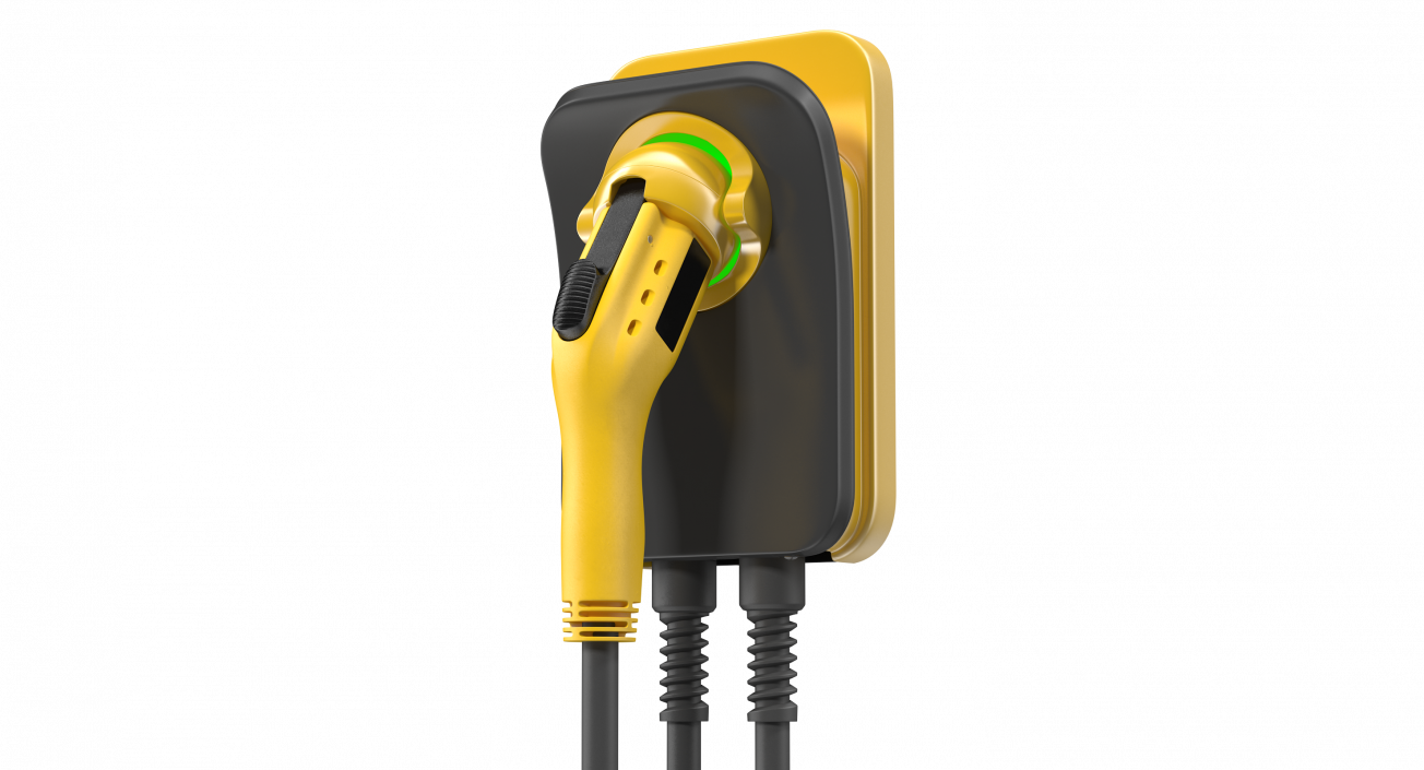 Electric Car Charging Plug Generic 3D model