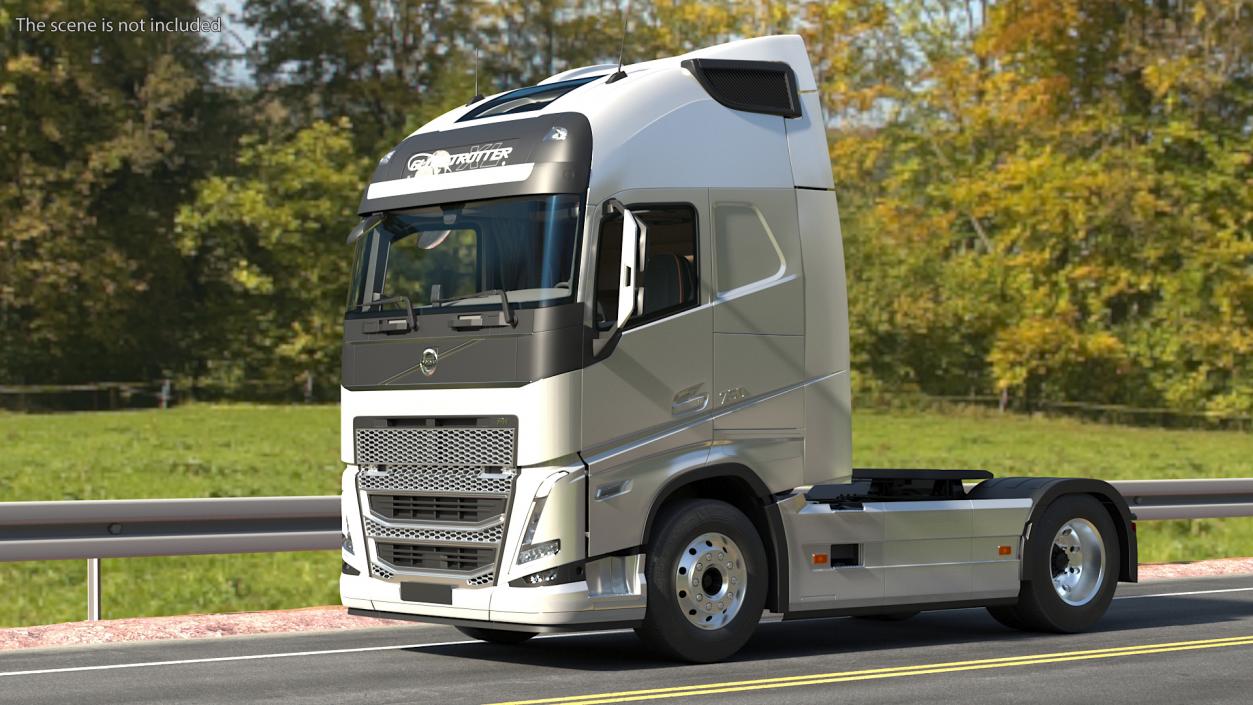 3D Volvo FH16 750 Globetrotter Truck model