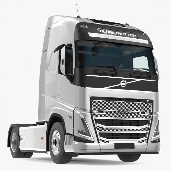 3D Volvo FH16 750 Globetrotter Truck model