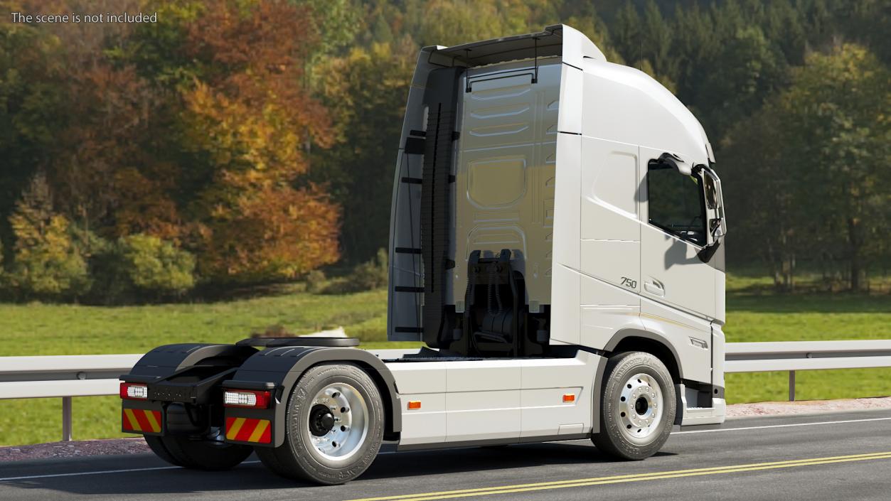 3D Volvo FH16 750 Globetrotter Truck model