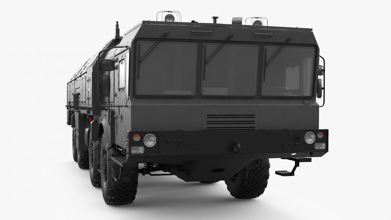 3D Military Missile Tactical Truck