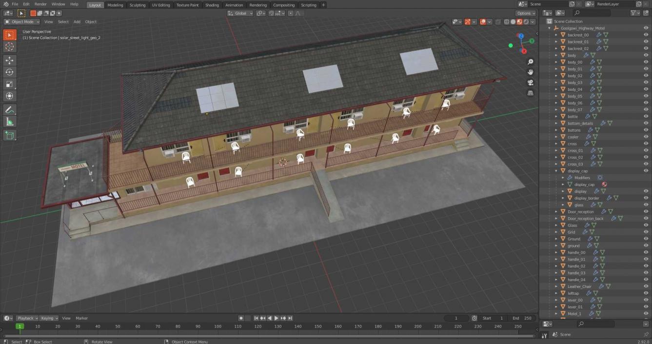 Goolgowi Highway Motel 2 3D model
