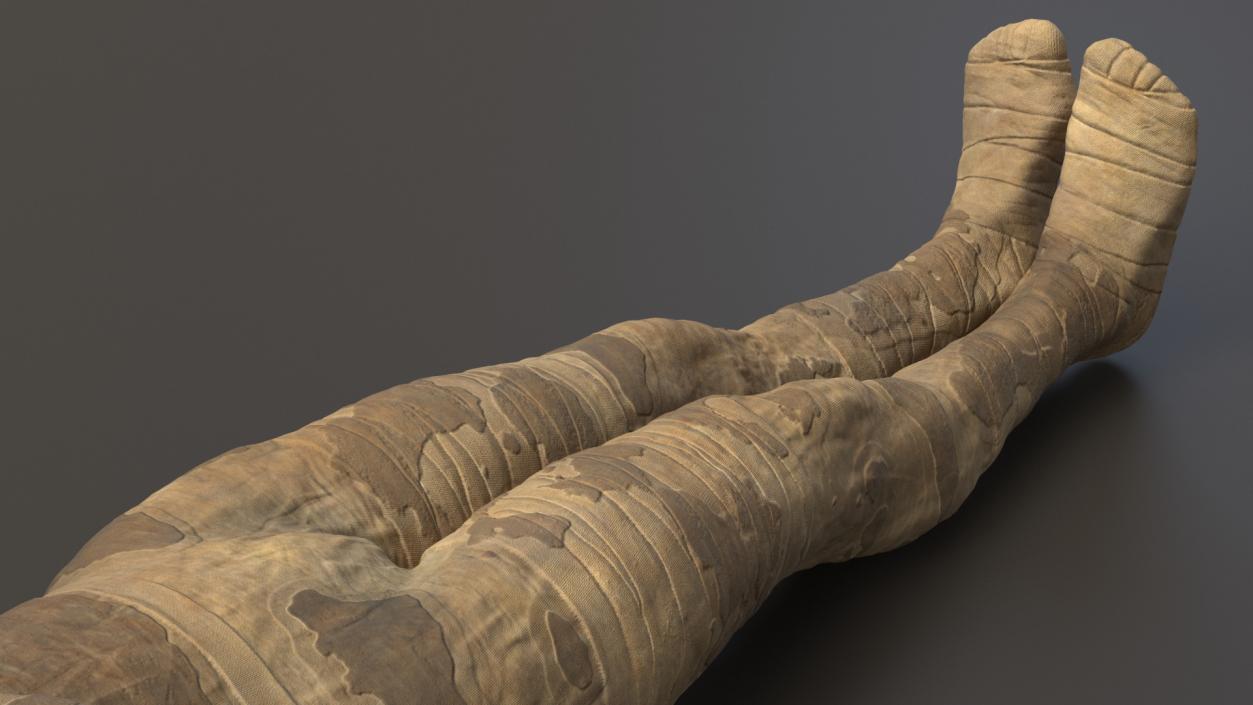 3D model Mummy with Arms Crossed 2