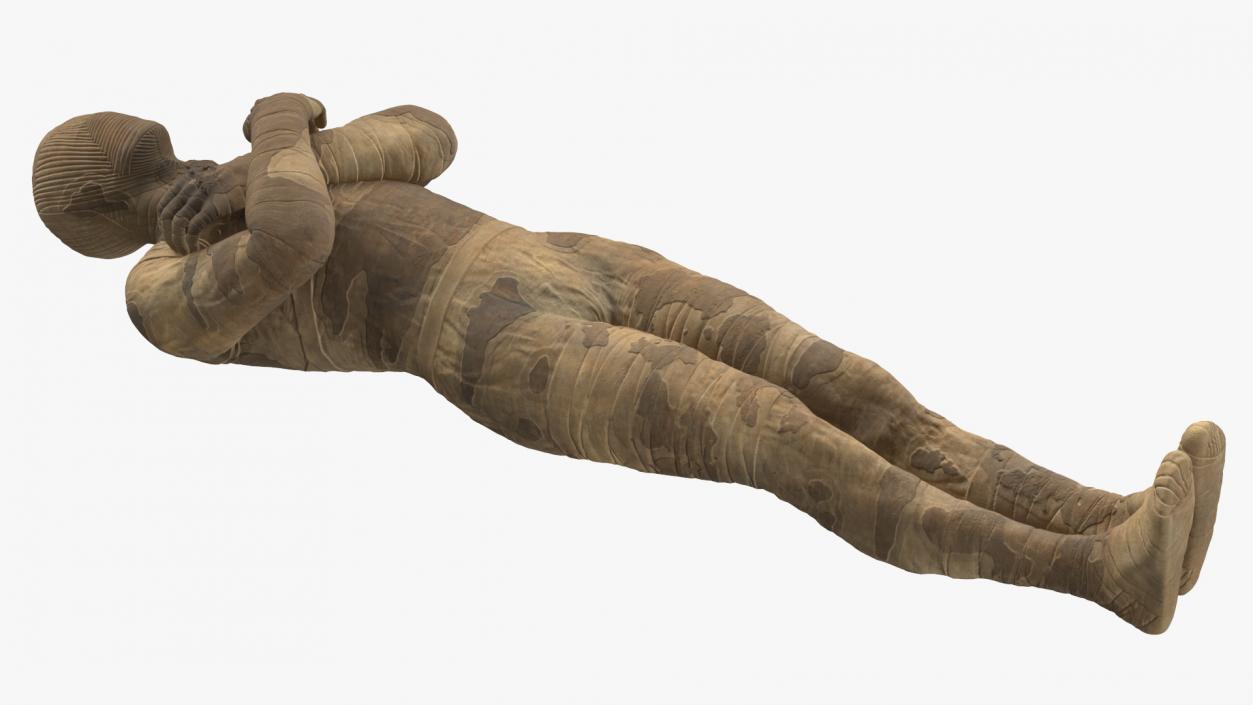 3D model Mummy with Arms Crossed 2