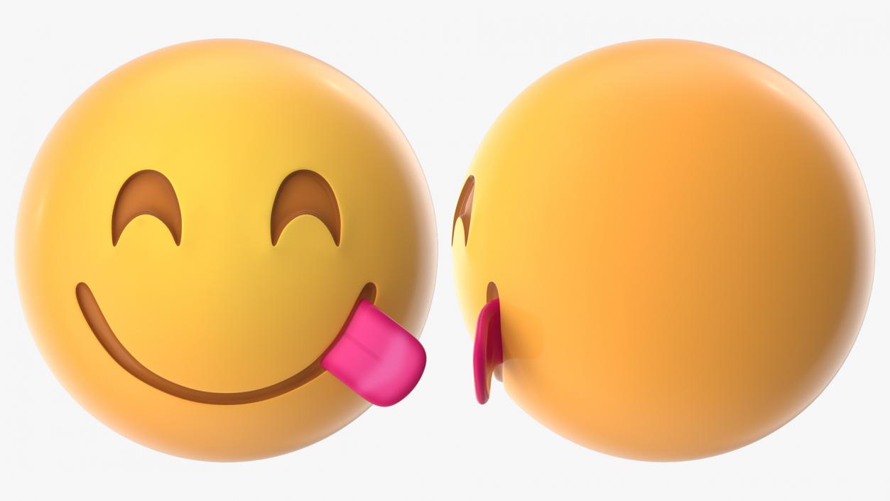 Smiling Emoji Collection 3D model