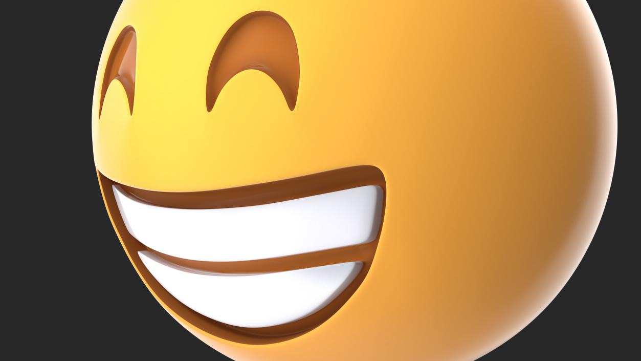 Smiling Emoji Collection 3D model