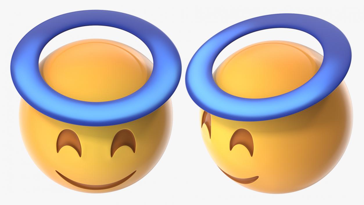 Smiling Emoji Collection 3D model