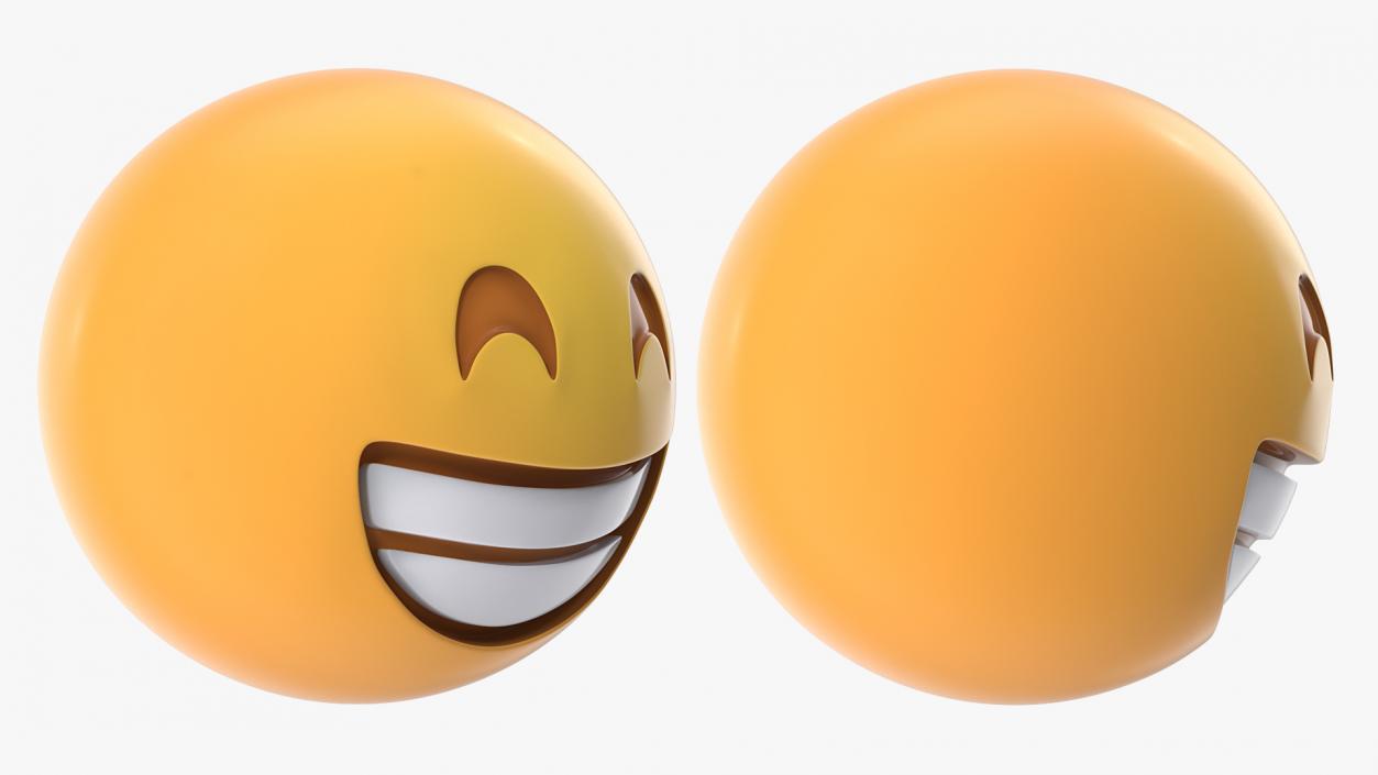 Smiling Emoji Collection 3D model