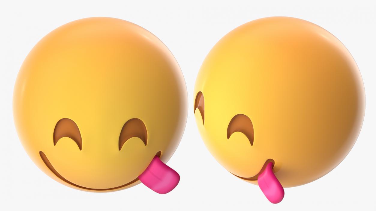 Smiling Emoji Collection 3D model