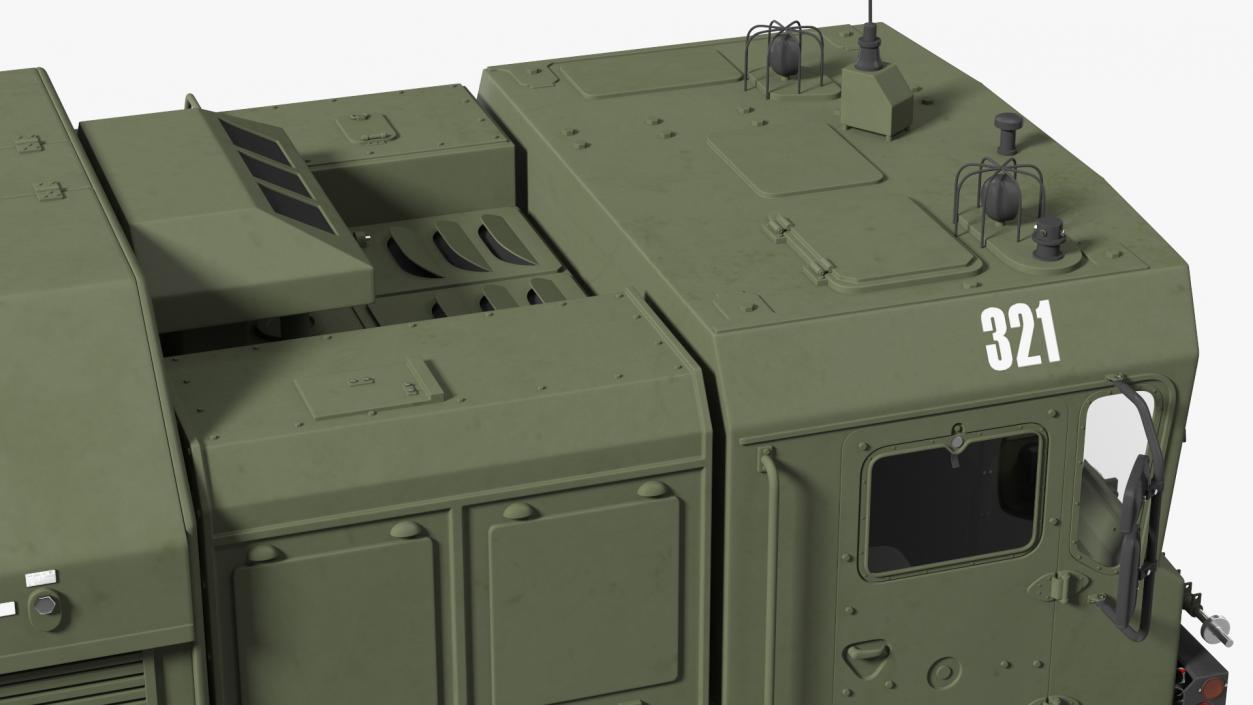 300P Bastion-P Mobile Defence Missile System 3D model