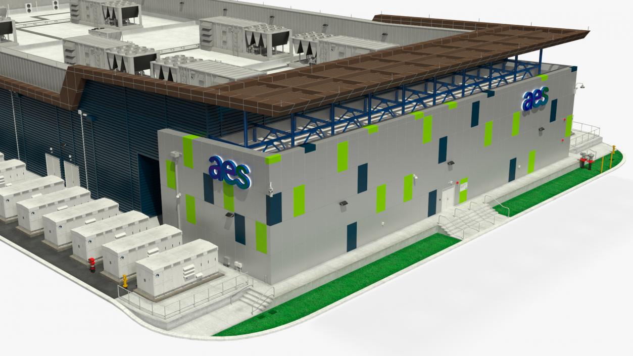 3D AES Battery Based Energy Storage Building