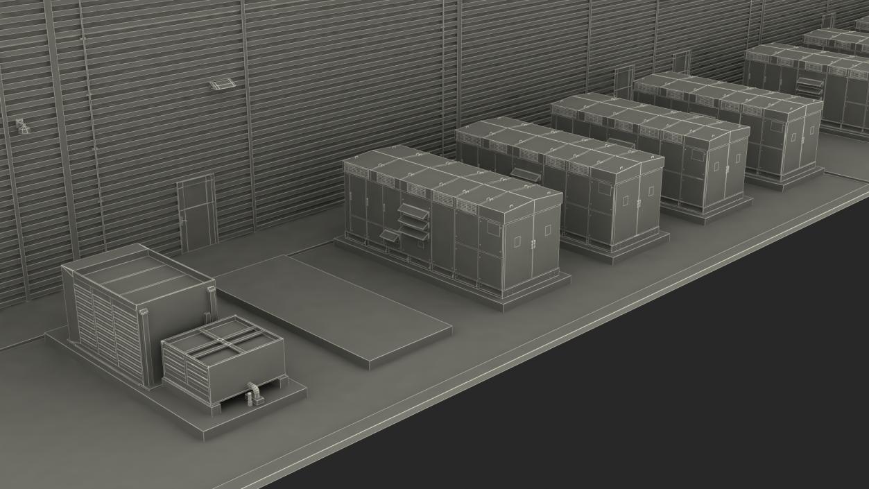 3D AES Battery Based Energy Storage Building