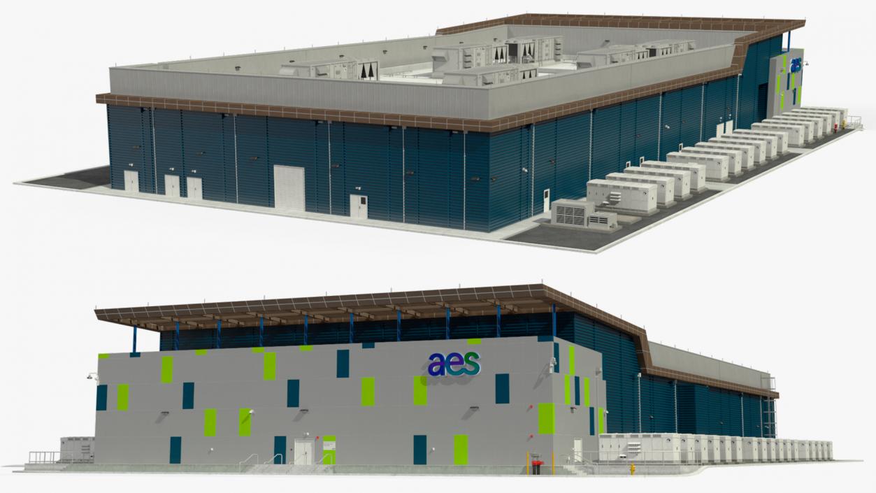 3D AES Battery Based Energy Storage Building