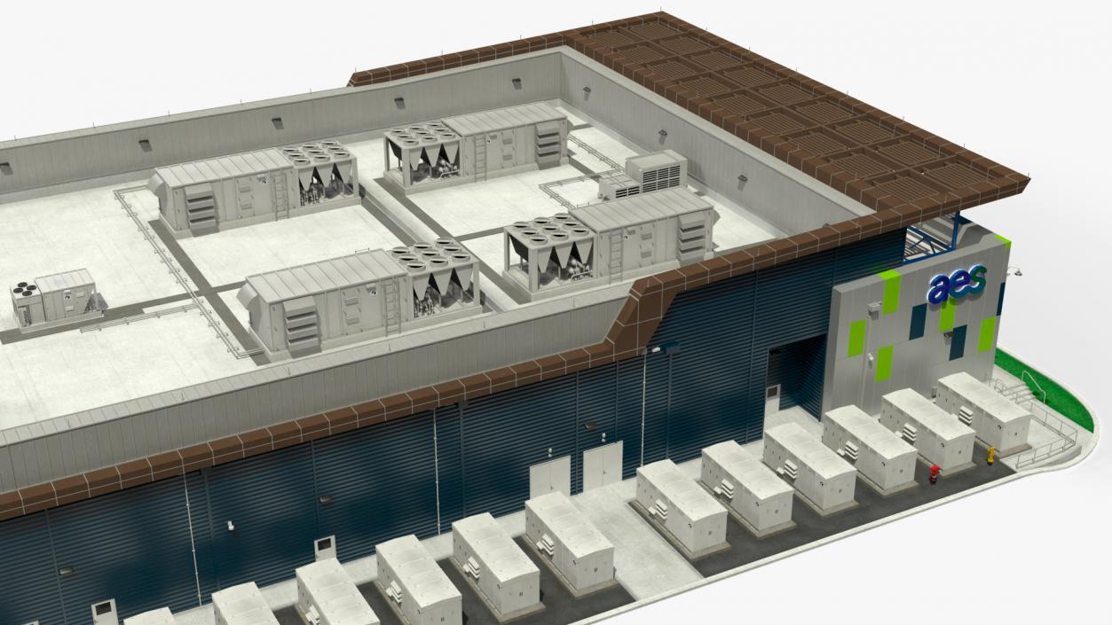 3D AES Battery Based Energy Storage Building