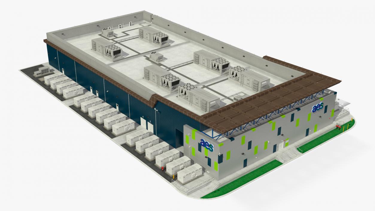 3D AES Battery Based Energy Storage Building