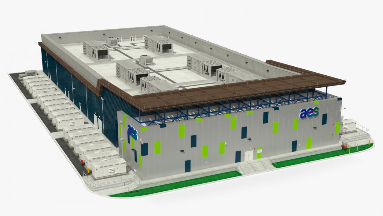 3D AES Battery Based Energy Storage Building