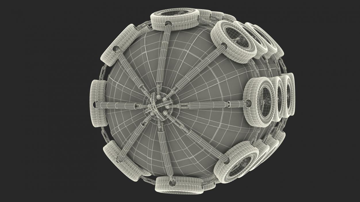 3D Pneumatic Ship Fender 2 model