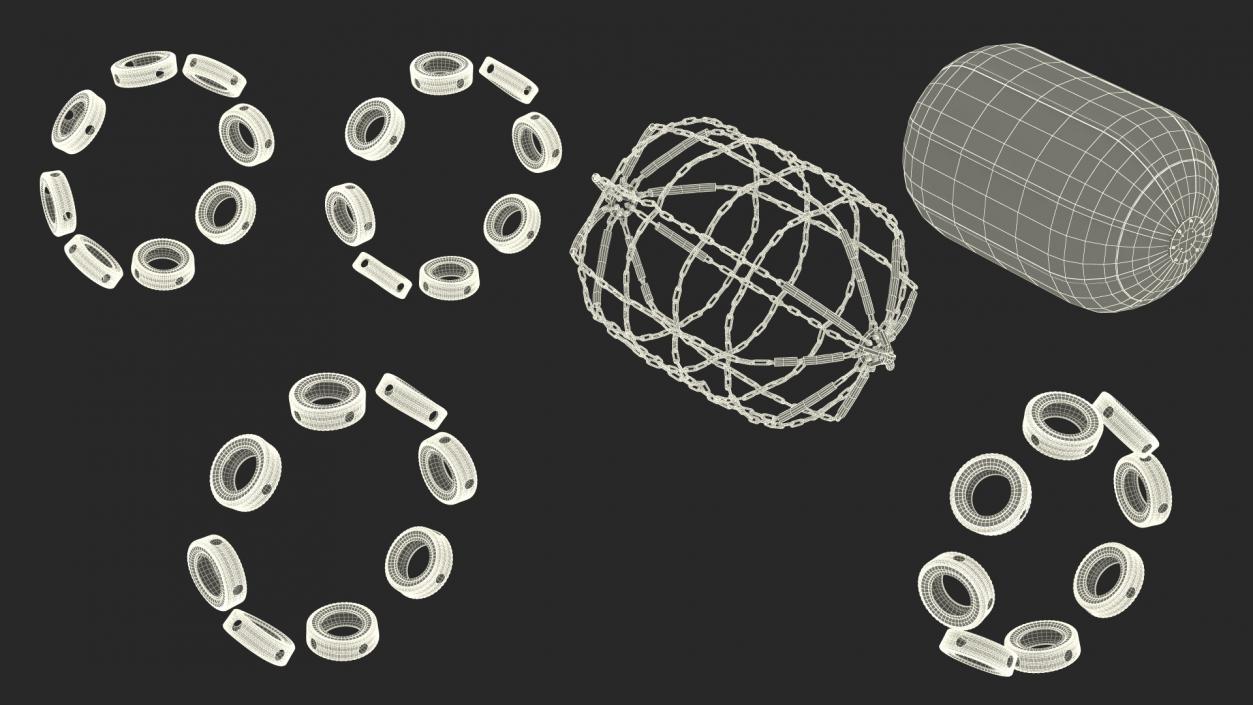 3D Pneumatic Ship Fender 2 model