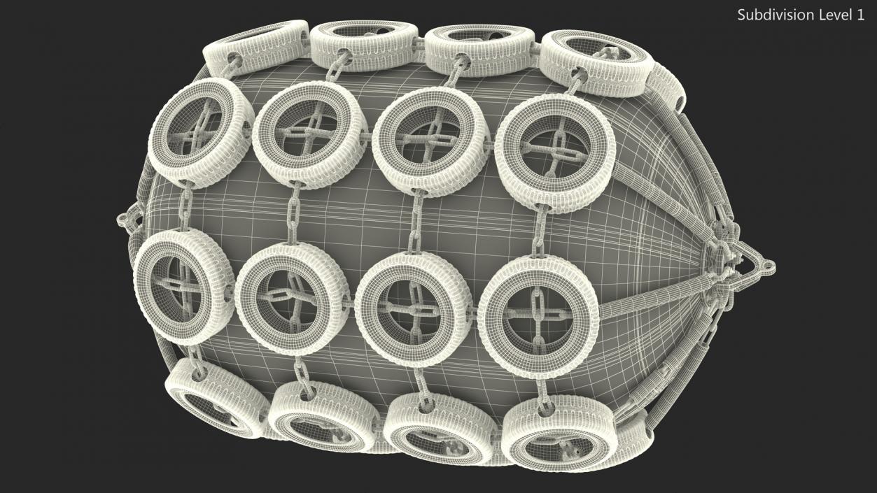 3D Pneumatic Ship Fender 2 model