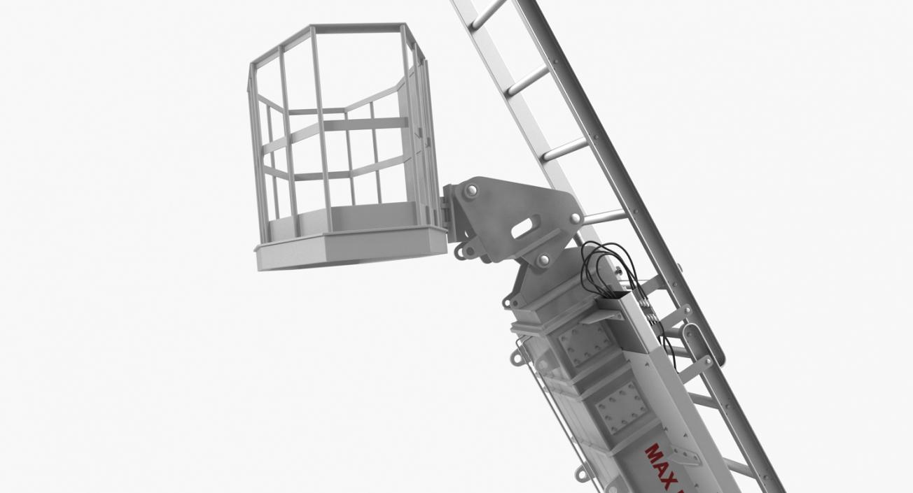 3D Hydraulic Ladder Lift Rigged model