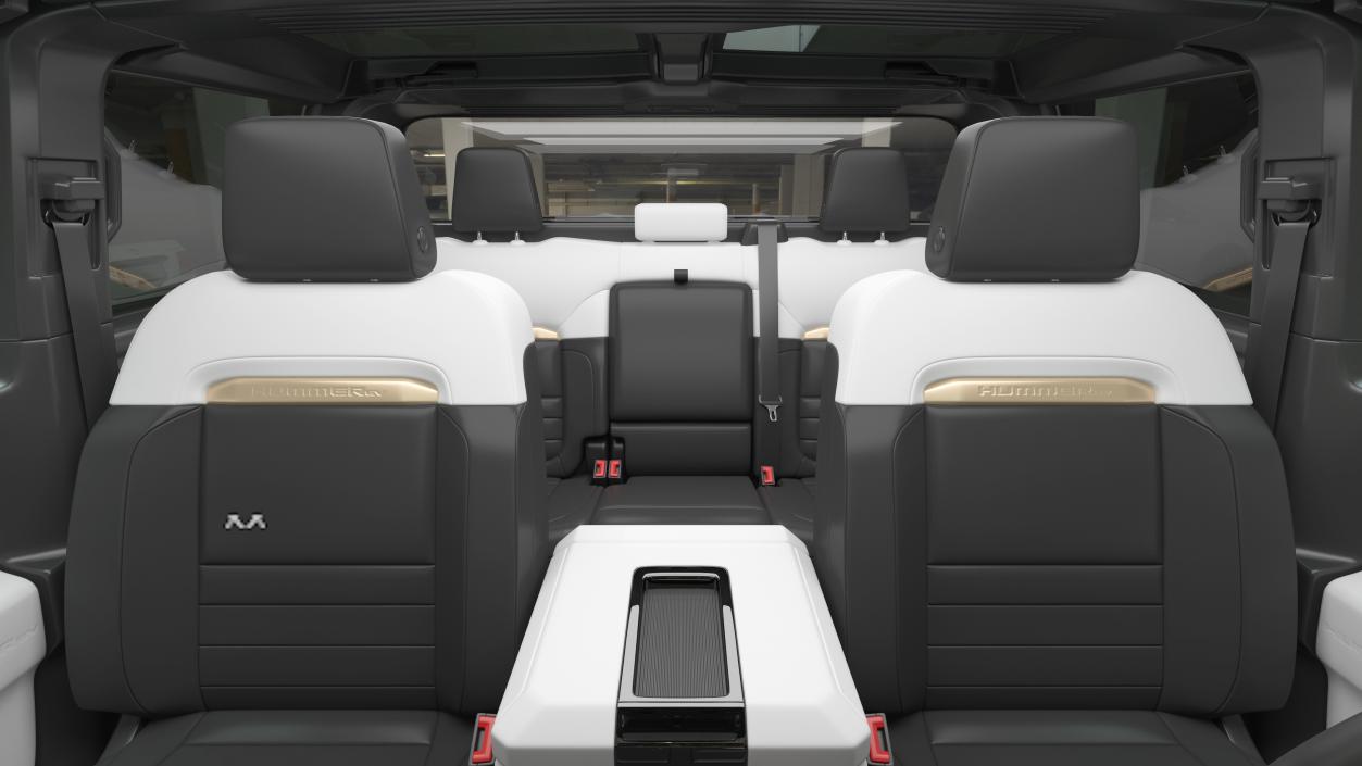 3D GMC Hummer EV Luxury Electric Truck White