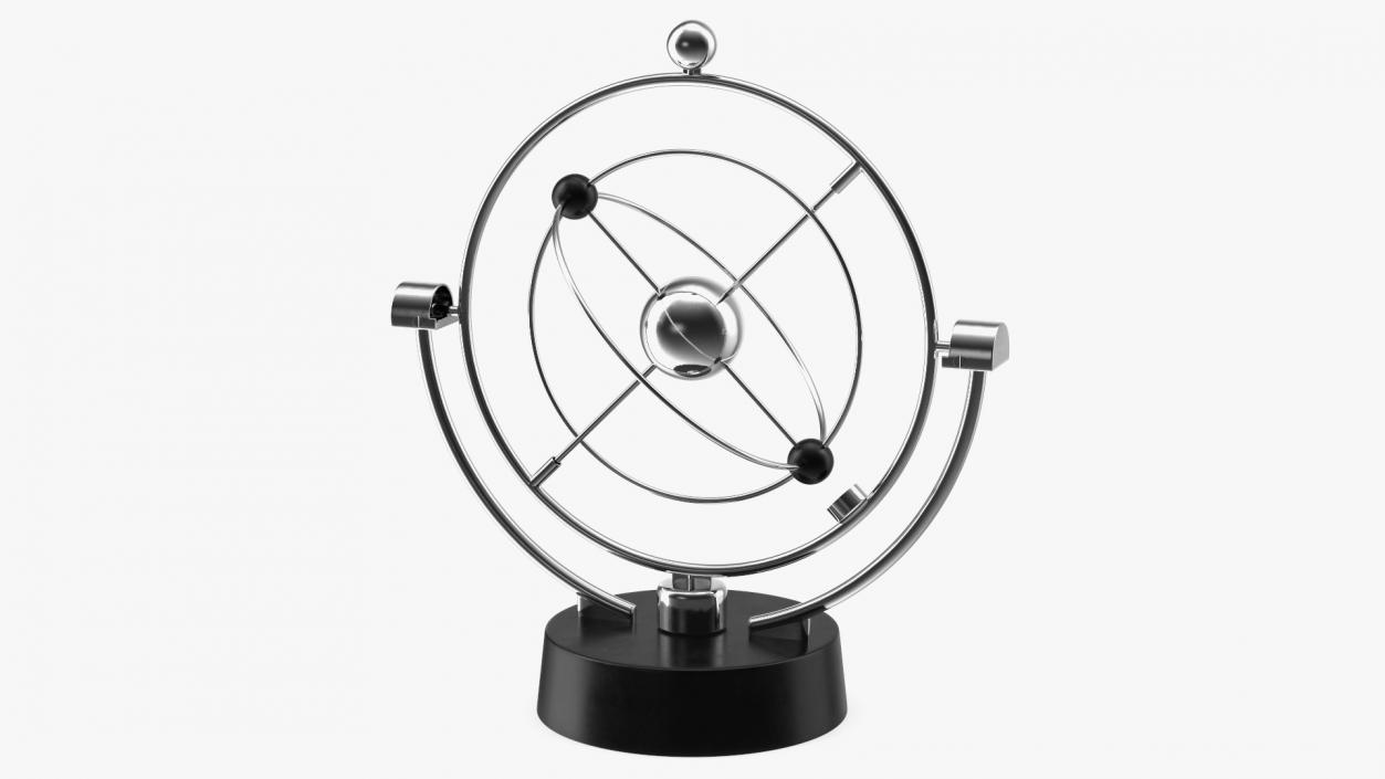 3D Orbital Newton Pendulum model