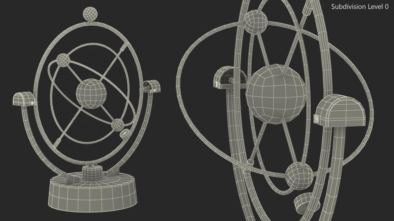 3D Orbital Newton Pendulum model