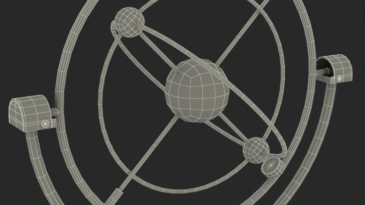 3D Orbital Newton Pendulum model