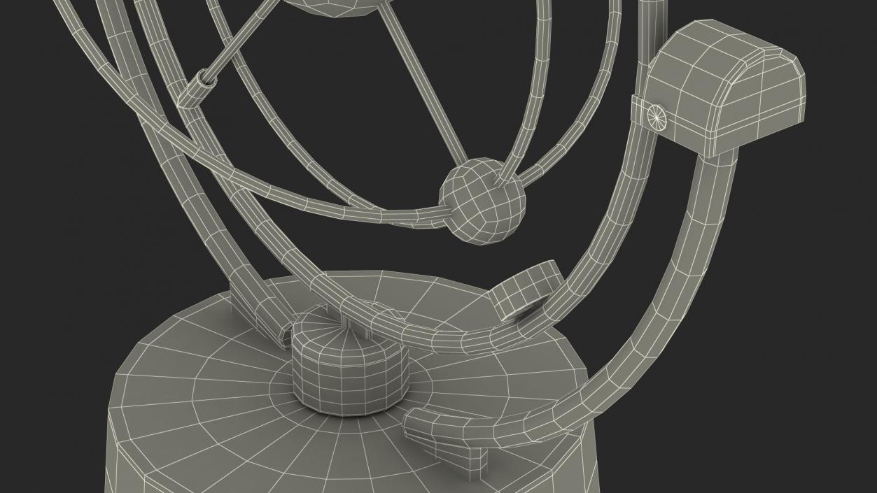 3D Orbital Newton Pendulum model