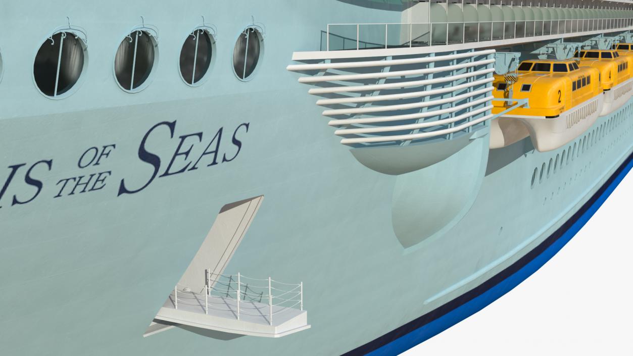 Oasis Class Cruise Ship Allure of The Seas 3D