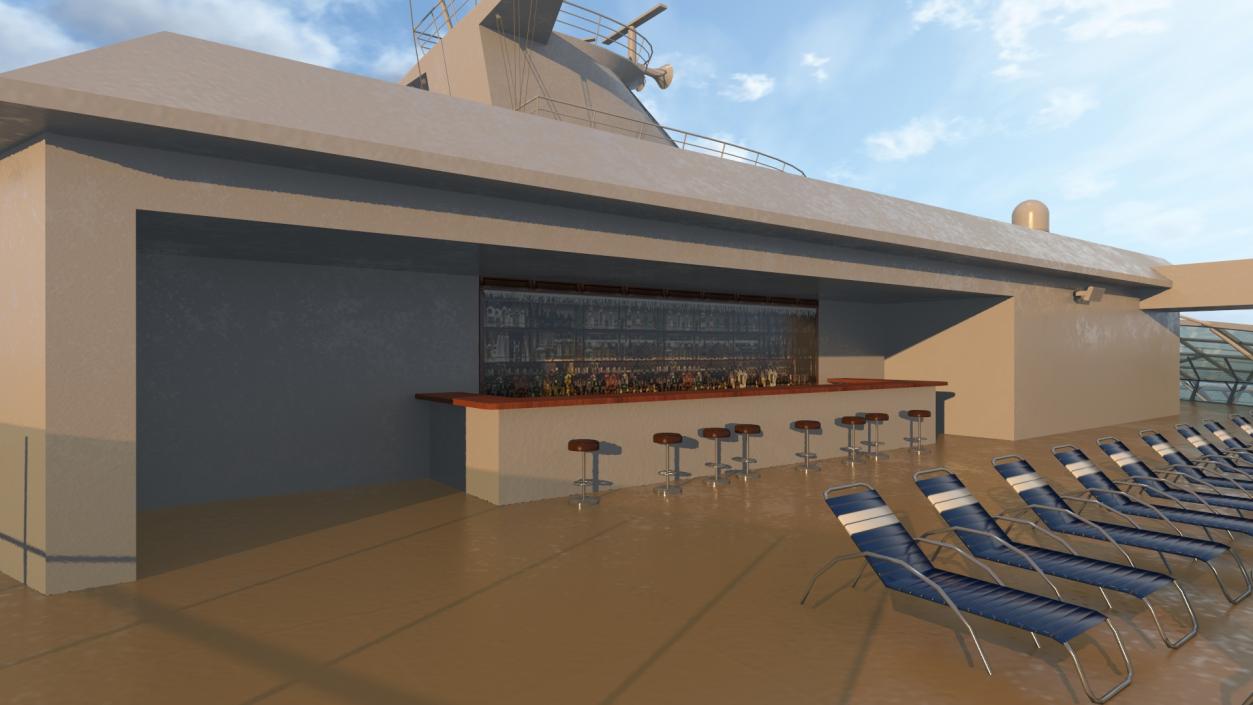 Oasis Class Cruise Ship Allure of The Seas 3D