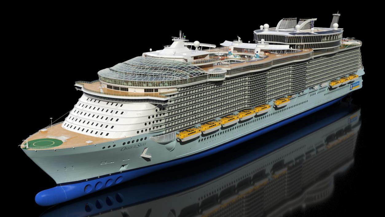 Oasis Class Cruise Ship Allure of The Seas 3D