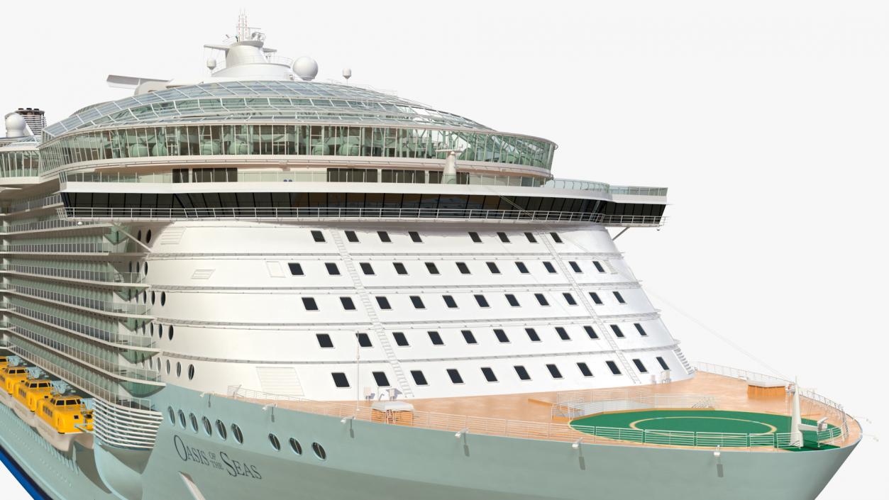 Oasis Class Cruise Ship Allure of The Seas 3D