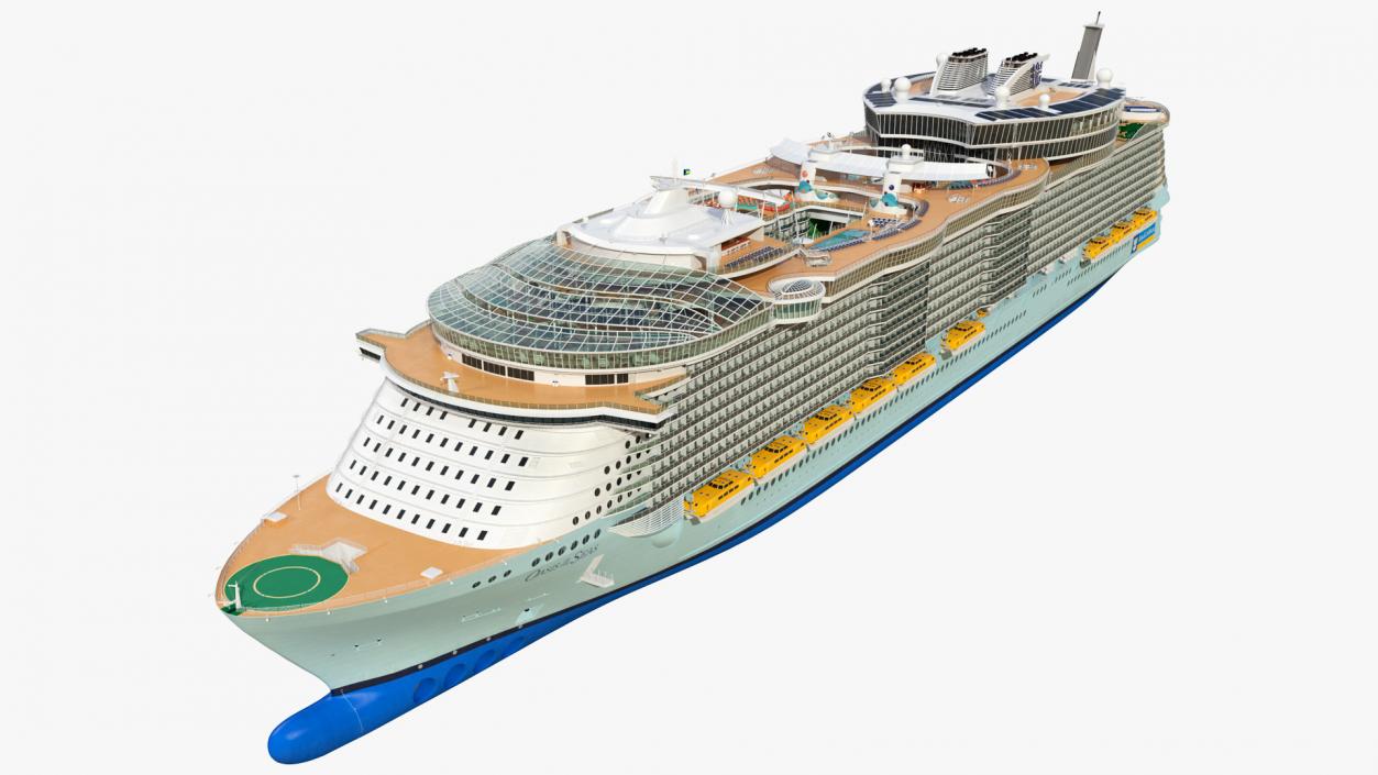 Oasis Class Cruise Ship Allure of The Seas 3D